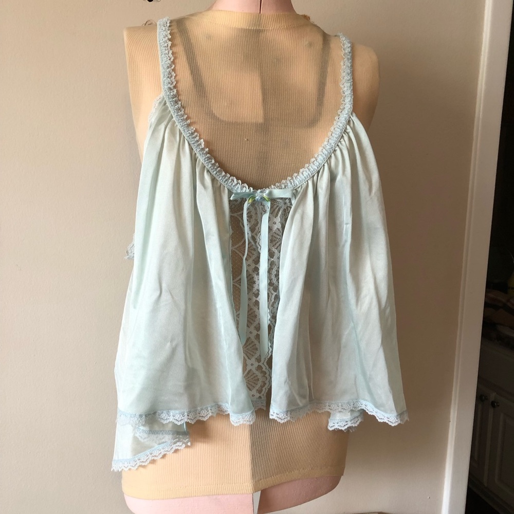Light Blue Lingerie Top